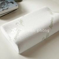 Gối cao su non Bamboo vải sợi tre GDH-03