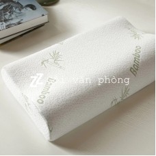 Gối cao su non Bamboo vải sợi tre GDH-03 Gối cao su non Bamboo vải sợi tre GDH-03