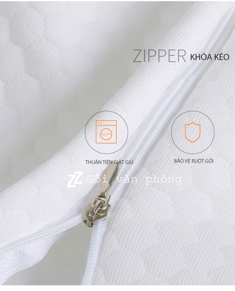 khóa tháo vỏ gối