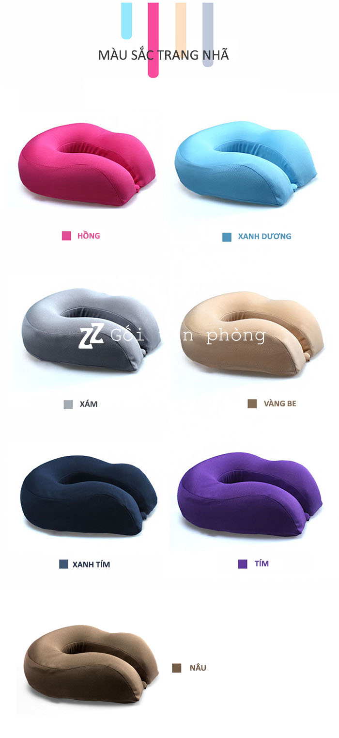 Màu gối chữ U Màu gối chữ U