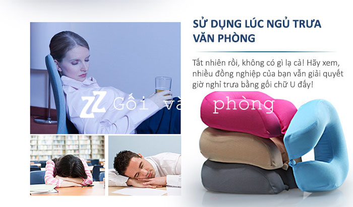 Gối cổ ngủ trưa văn phòng Gối cổ ngủ trưa văn phòng