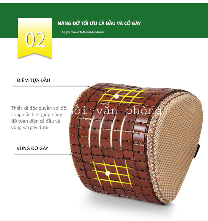 Gối trúc ô tô Gối trúc ô tô