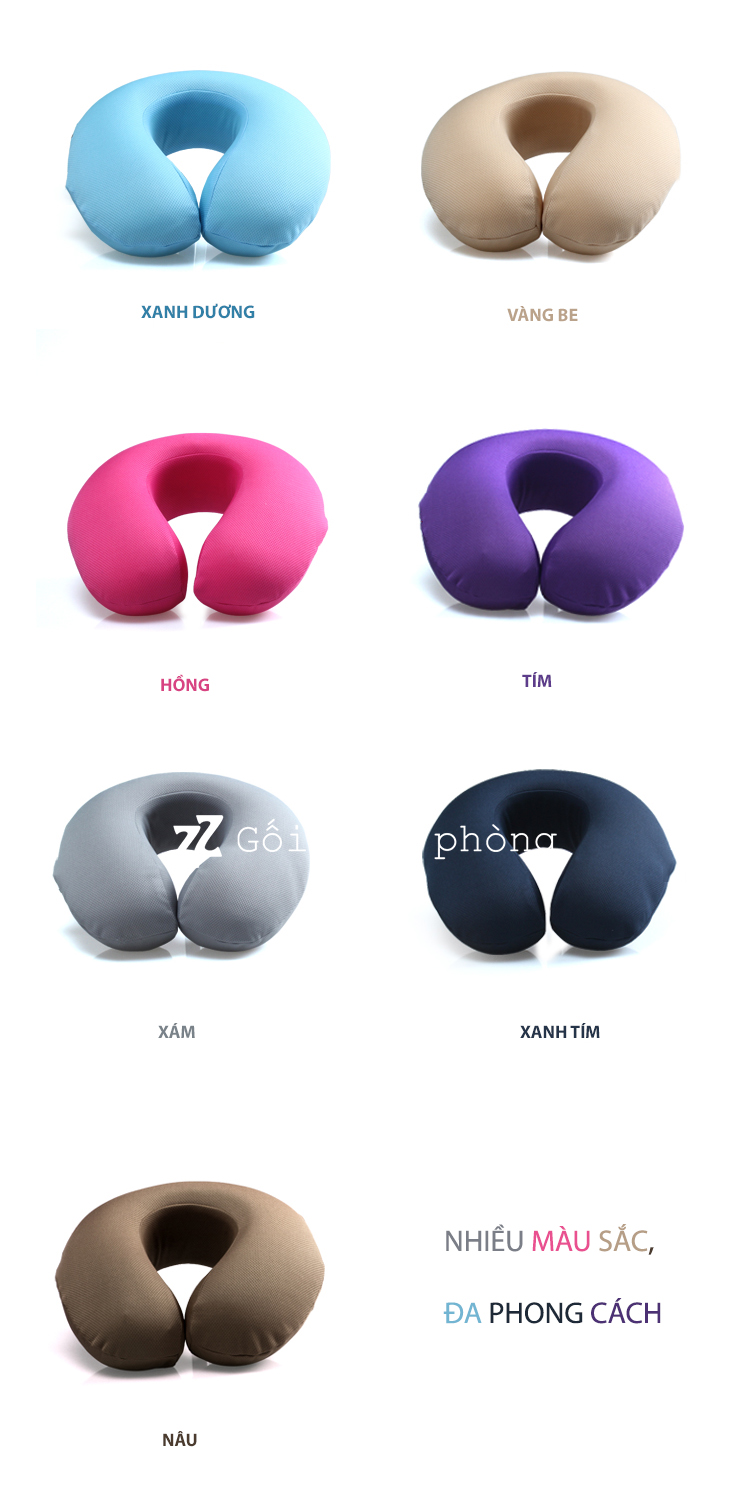 Màu gối du lịch Màu gối du lịch