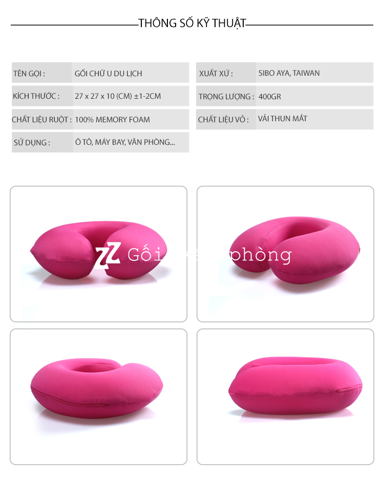 Gối chữ U du lịch Gối chữ U du lịch