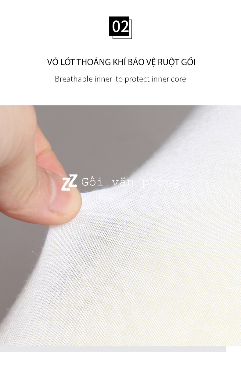 vỏ lót gối cao su non vỏ lót gối cao su non