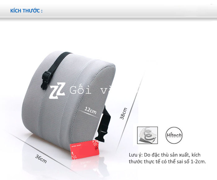 kích thước gối