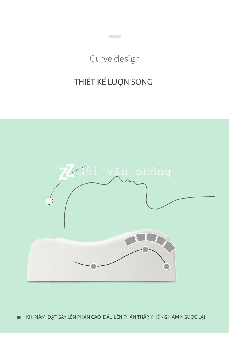 Gối ngủ cho người đau vai gáy