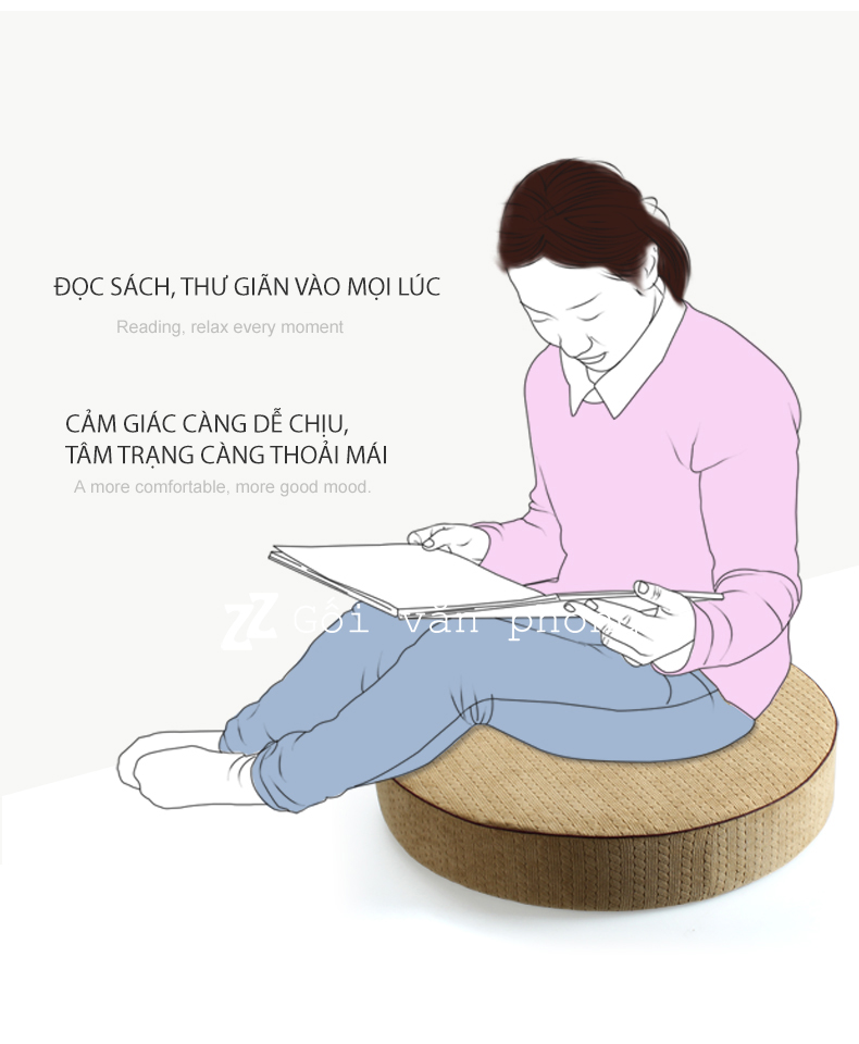 gối đọc sách gối đọc sách