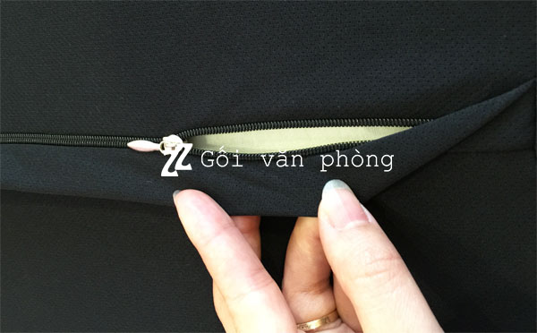 Khóa kéo dưới vỏ gối